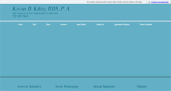 Desktop Screenshot of kevinkileydds.com