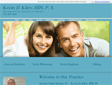 Tablet Screenshot of kevinkileydds.com